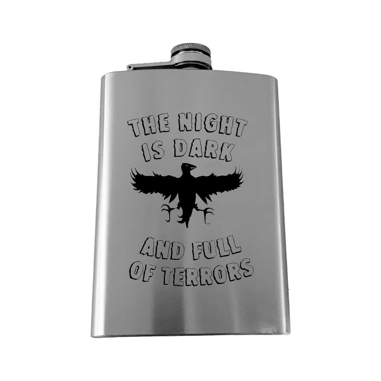 8oz The Night is Dark and Full of Terror Stainless Steel Flask